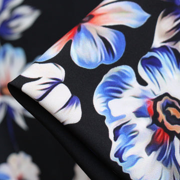 Calli Floral Silk Crepe De Chine