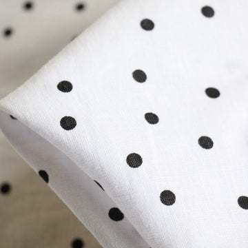Freckles Black Linen