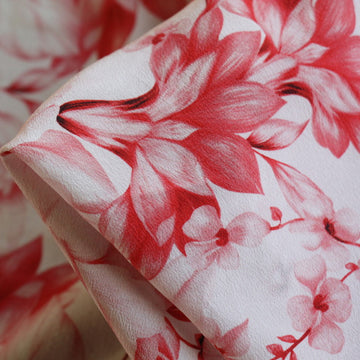 Rambling Rose Silk Crepe De Chine