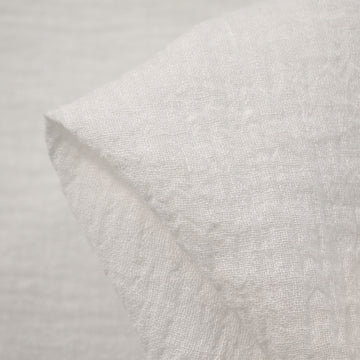 Ivory Crinkle Linen