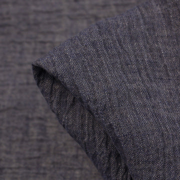 Mauve Crinkle Linen
