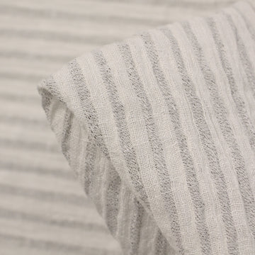 Grey Stripe Crinkle
