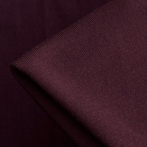 Bamboo Jersey Knit - Blackberry (265gsm)
