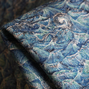 Ocean Indigo - Murray Loopback Fleece - Liberty Fabrics