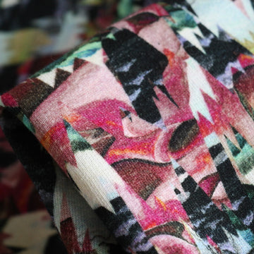 Desert Landscape Red- Lindford Fleece - Liberty Fabric