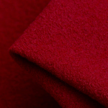 Cherry Red Boiled Wool