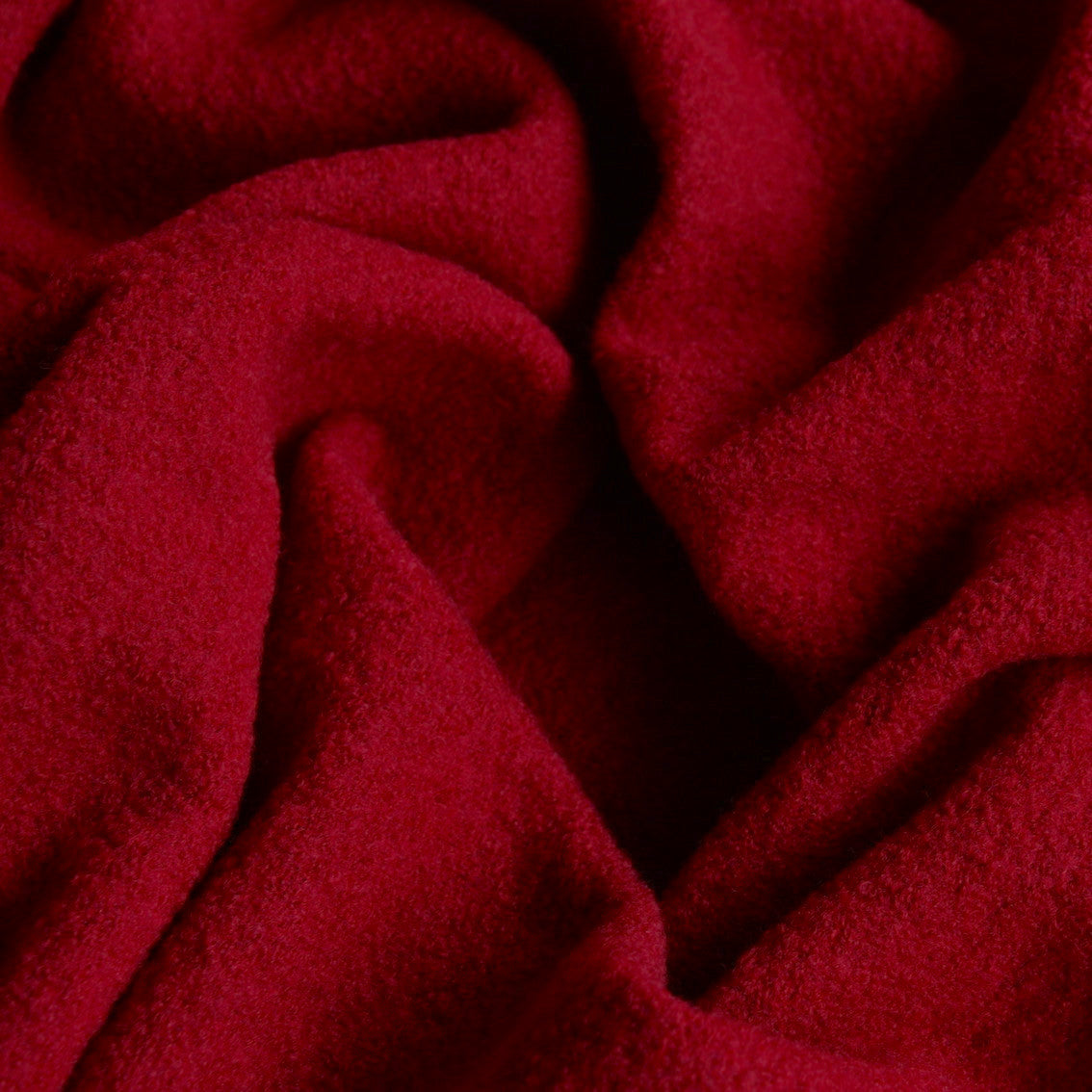 Wool Redm Cherry Red Boiled Wool