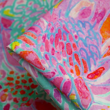 Pink Waratah Cotton Voile