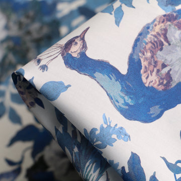 Camberwell Peacock White Liberty Tana Lawn™