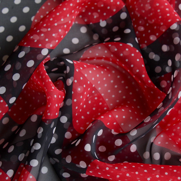 Biggy Small Dots - Silk Organza