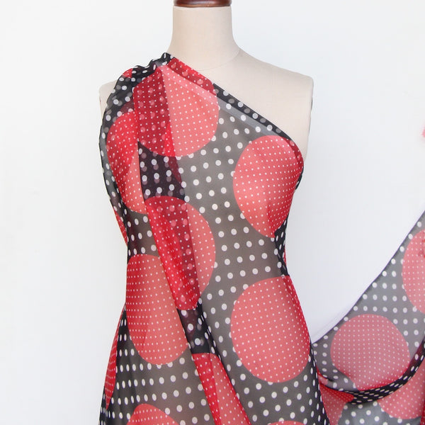 Biggy Small Dots - Silk Organza