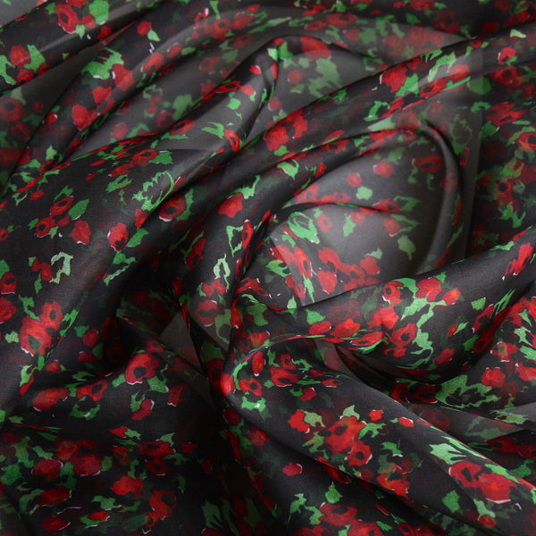 Rose Parade Silk Organza