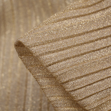 Tinsel Pleat Gold