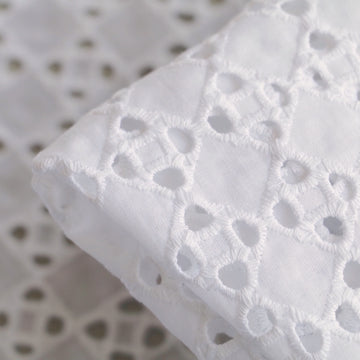 Diamonds Or Squares Broderie Anglaise