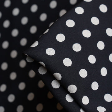 Bouncing On Ebony Double Georgette