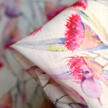 Gum Blossom Printed Linen