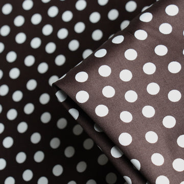 Bouncing On Marrone Stretch Cotton