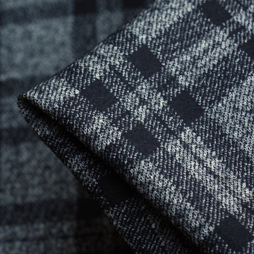 Ebony Grey Check Jersey