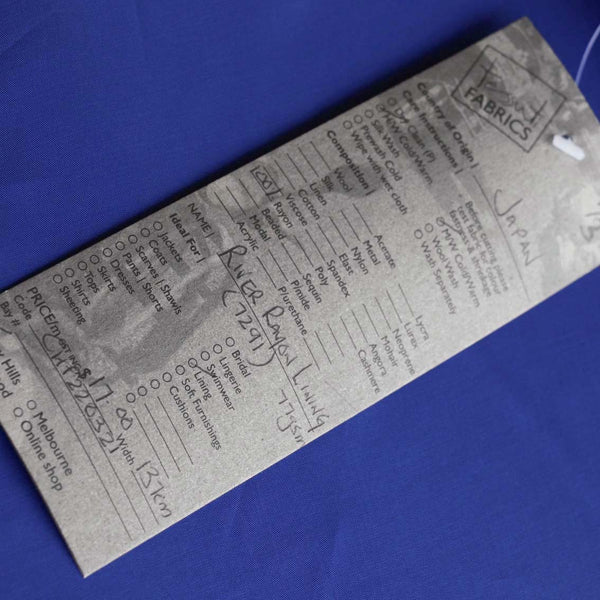 River Rayon Lining (137cm wide)