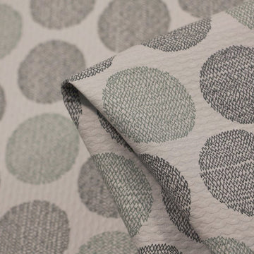 Black & Olive Orbs Pique