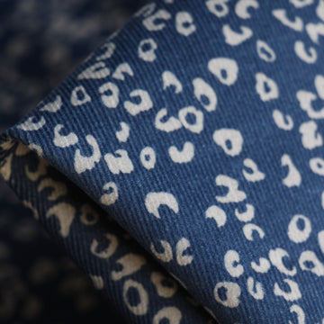 Blue Pods - Printed Corduroy