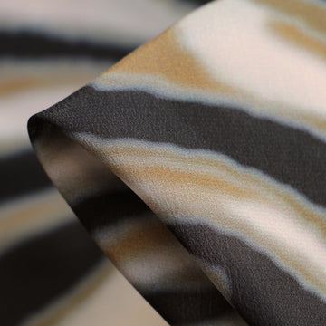 Mixed Up Cat - Silk Crepe De Chine