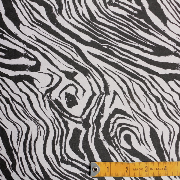 Ebony Twisters - Silk Crepe De Chine