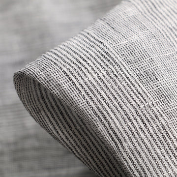 Lagos Black Stripe Linen Gauze