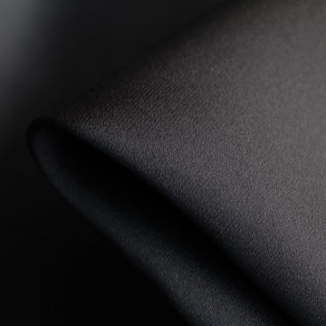 Phantom Black Stretch Silk Faille