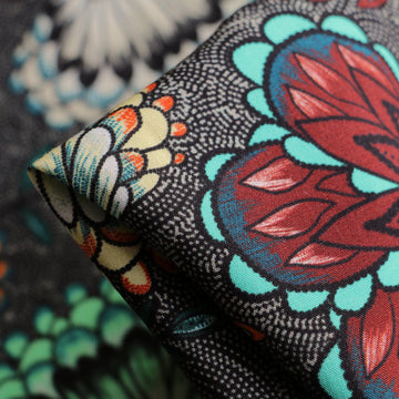 Carmen Ebony Viscose Poplin