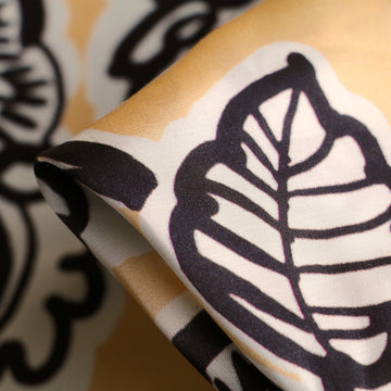 Nancy's Vanilla Floral Viscose/Rayon Sateen