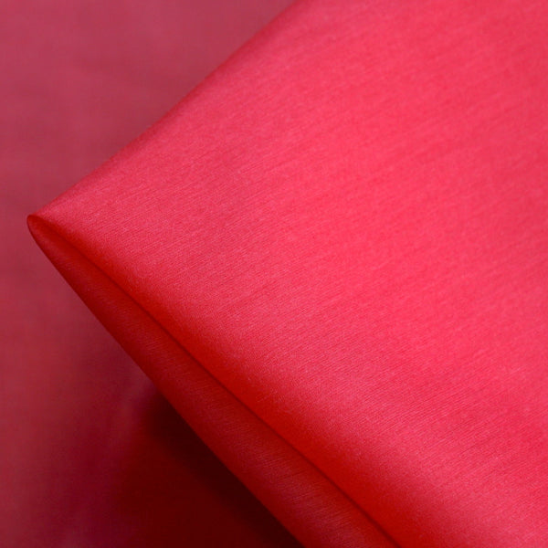Red Cotton/Silk Voile