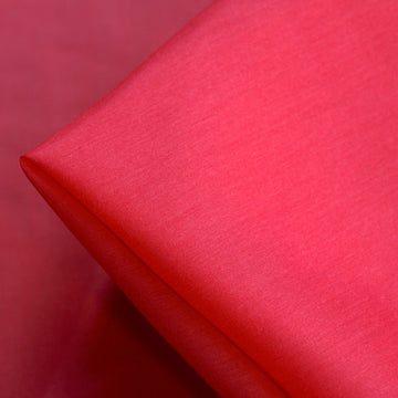 Red Cotton/Silk Voile