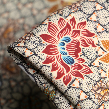 Cassie Cream Viscose Poplin