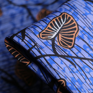 Tropical Water Viscose Poplin