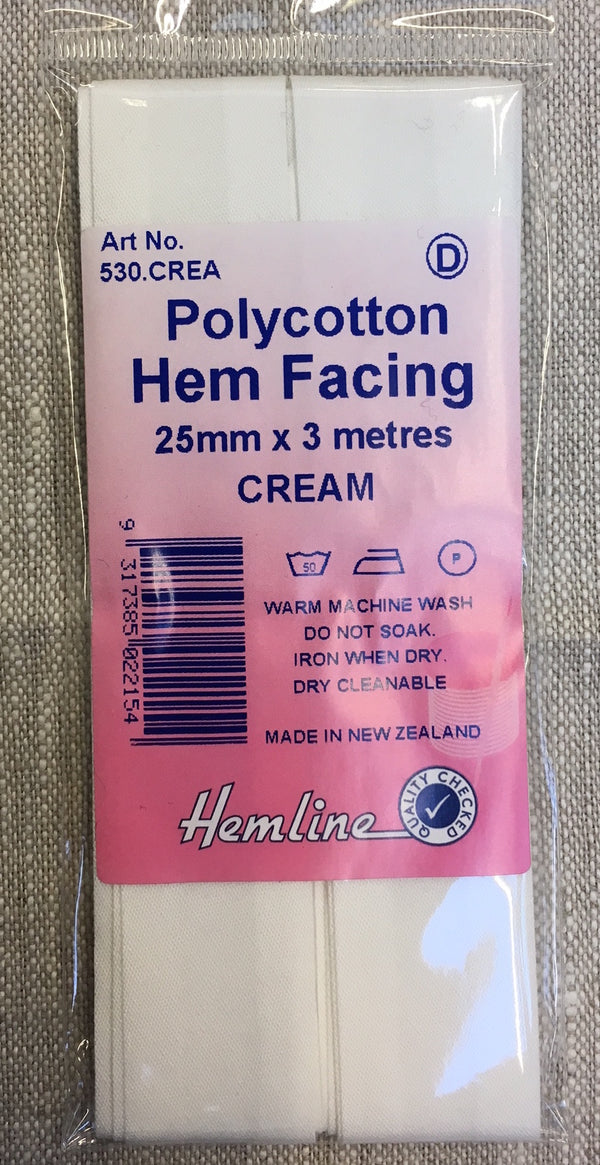 Hem Facing - Cream