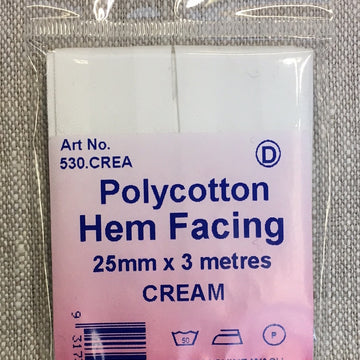 Hem Facing - Cream