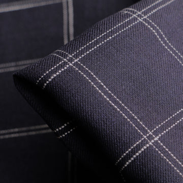 Double Line Cross Linen Twill