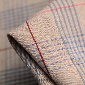 Coloured Lines Checked Linen