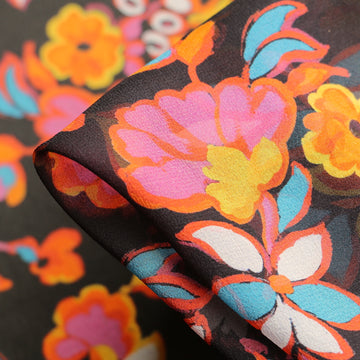 Terrazza Floral - Silk Georgette