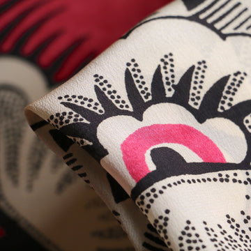 Chianti Pannello - Silk Crepe De Chine - Panel Print