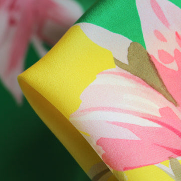 Neapolitan Garden - Silk Crepe De Chine - Panel Print