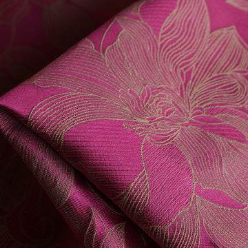 Magenta Floreale Jacquard