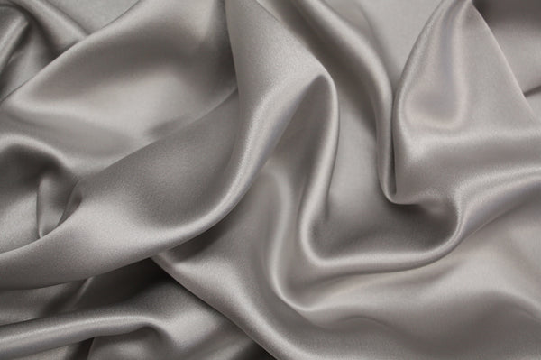 Silver Silk Satin - 19mm