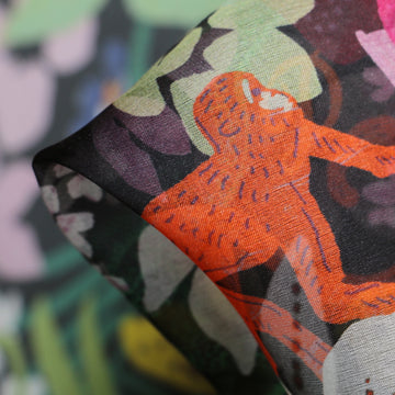 Midnight Rumble - Silk Organza