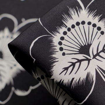 Fiore Noturno - Silk Crepe De Chine