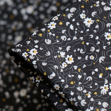 Lottie Swirl Black Liberty Tana Lawn™