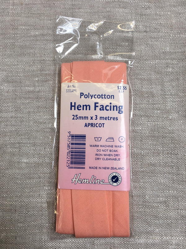 Hem Facing - Apricot