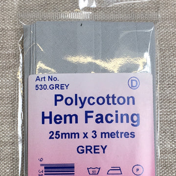 Hem Facing - Grey