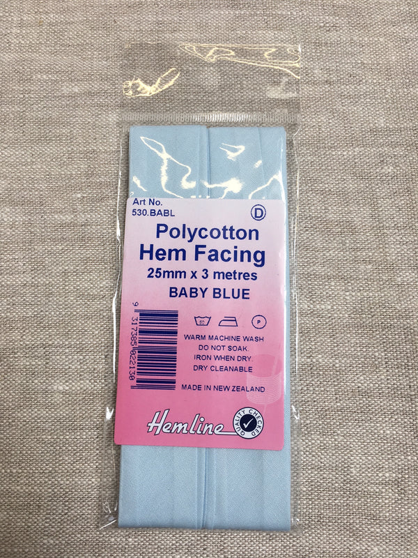 Hem Facing - Baby Blue